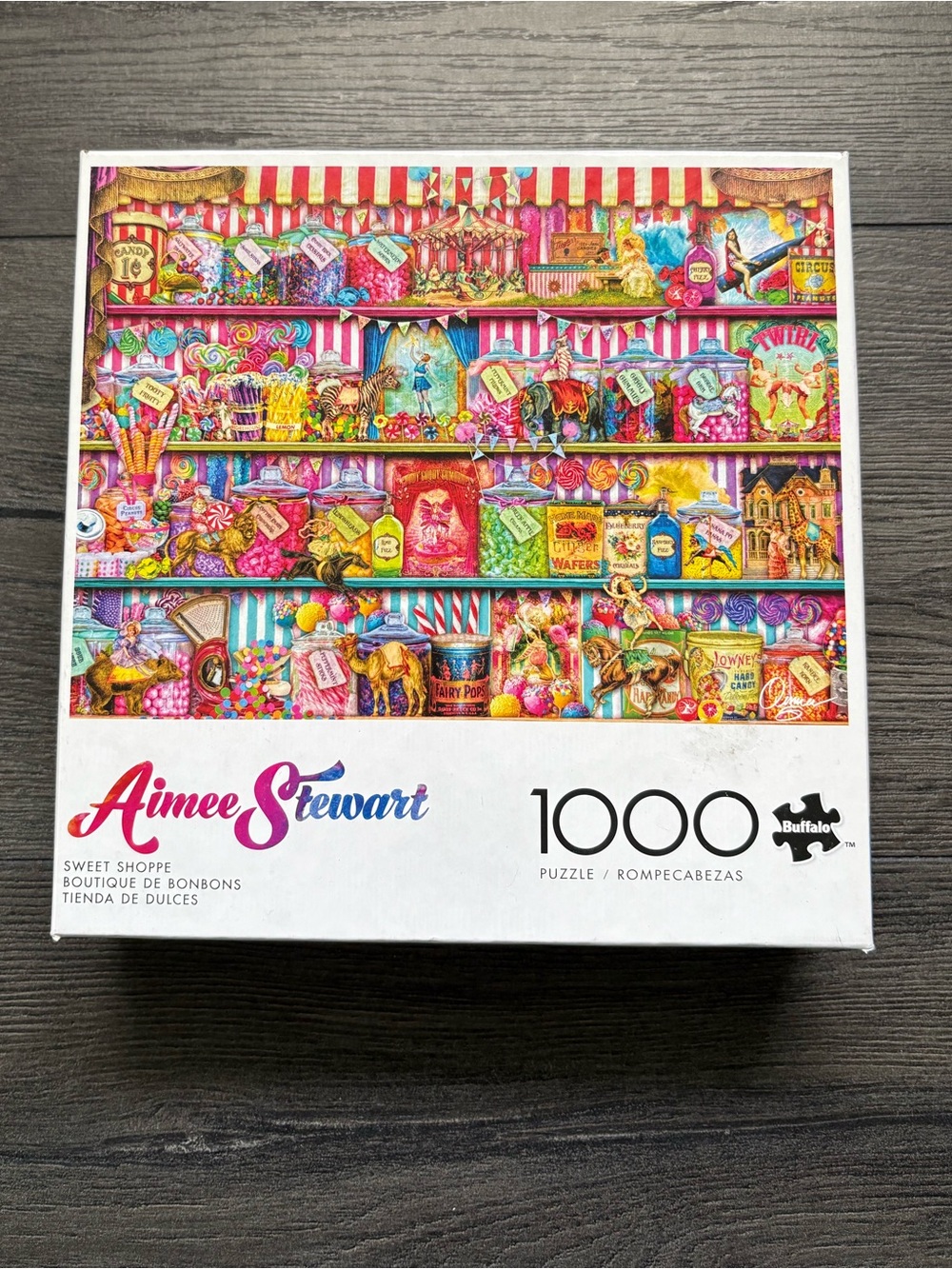 Aimee Stewart "Sweet Shoppe" 1000 Piece Puzzle - Complete